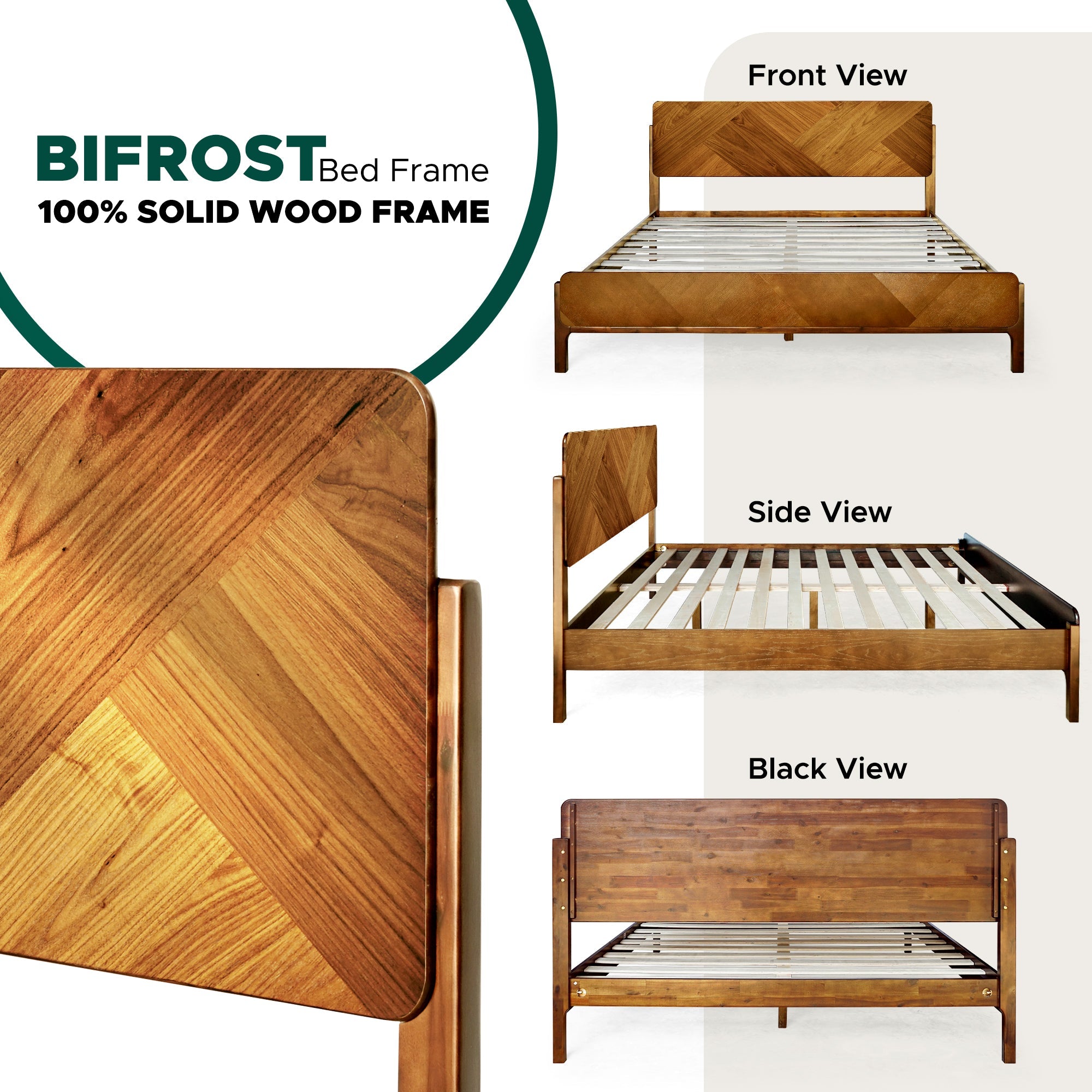 Bifrost Solid Wood Bed Frame