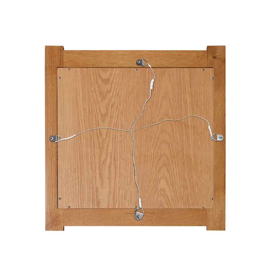 Arts & Crafts Mission Oak Framed Art with Woodland Harmony