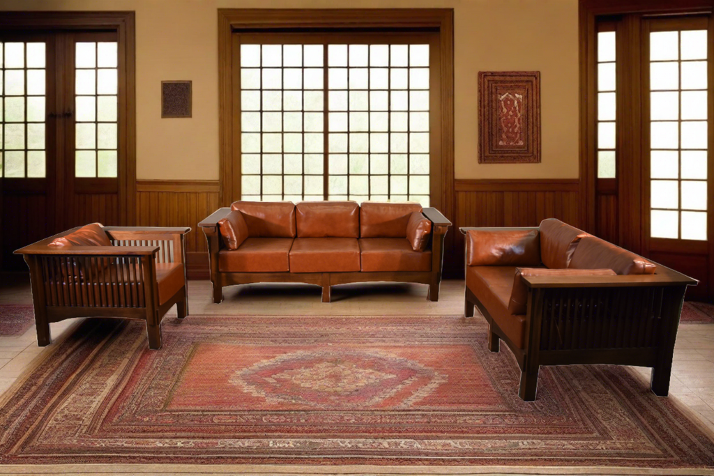 Arts and Crafts / Craftsman Crofter Style Love Seat