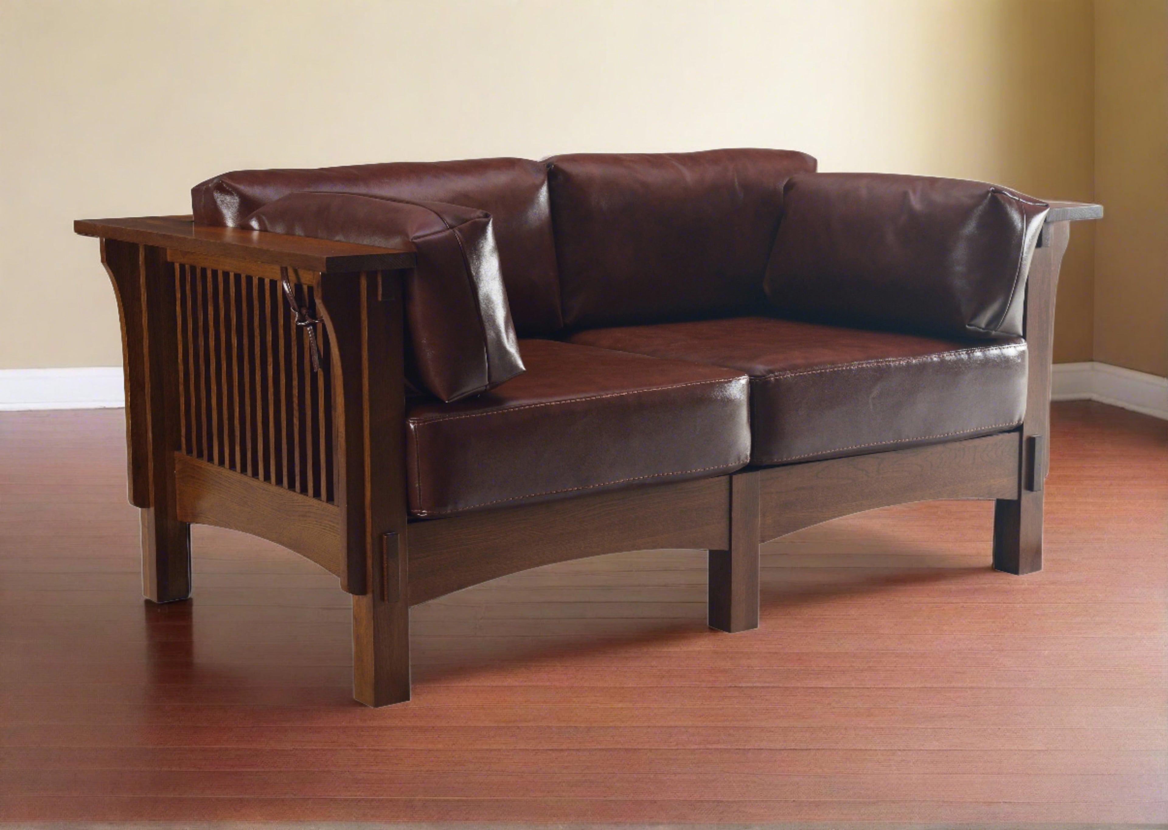 Arts and Crafts / Craftsman Crofter Style Love Seat