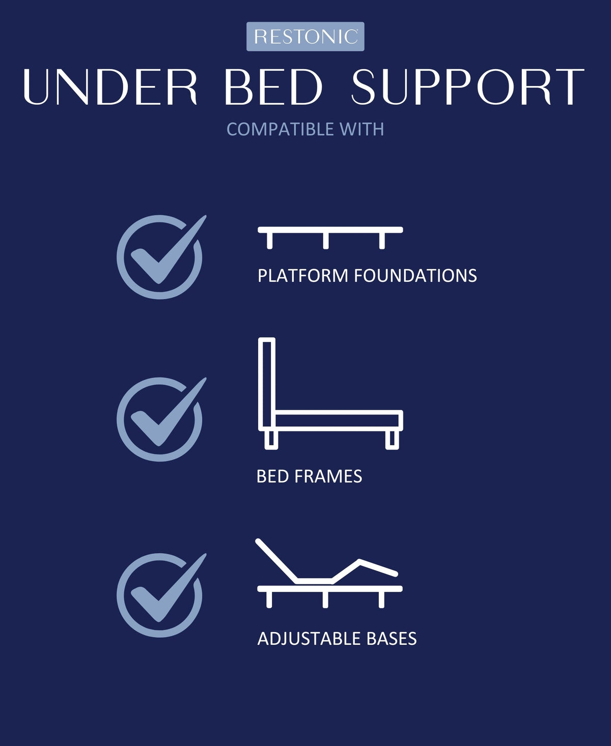 Restonic ComfortCare Hybrid Restful Nights Plush Queen Mattress
