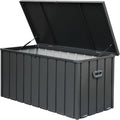 160 Gallon Outdoor Storage Deck Box Waterproof, Large Patio Storage Bin