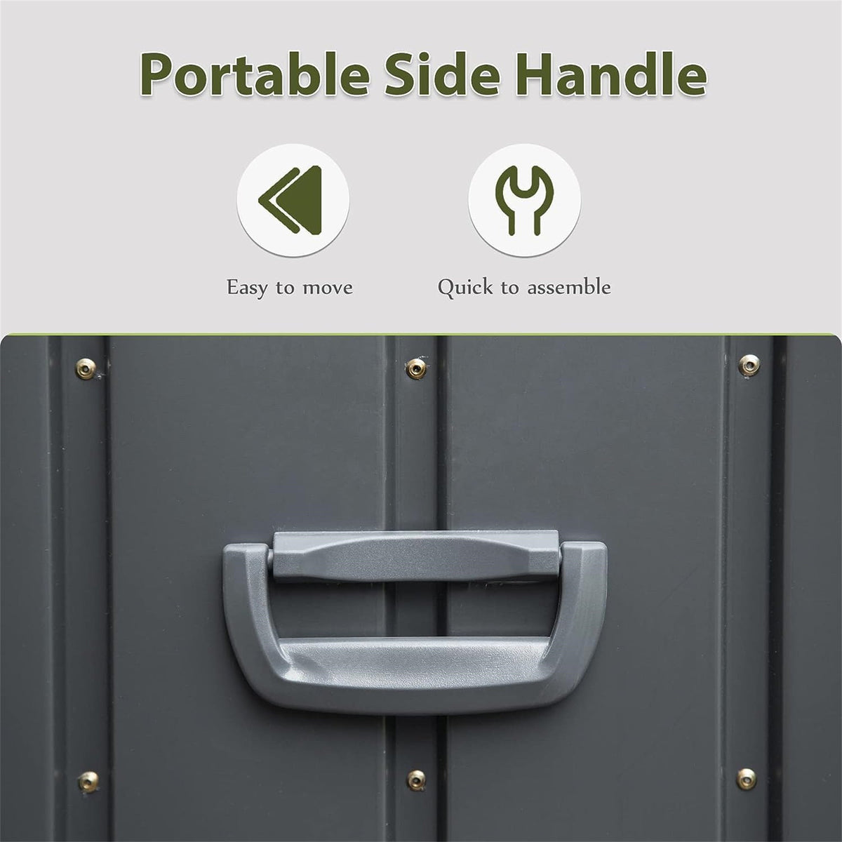 160 Gallon Outdoor Storage Deck Box Waterproof, Large Patio Storage Bin