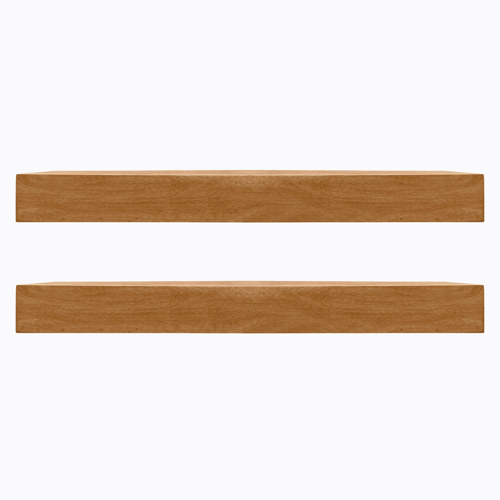 Farmhouse Floating Shelves – Aged Oak (2-Pack)