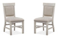 Bronwyn - Dining Side Chair With Upholstered Seat (Set of 2) - Alabaster
