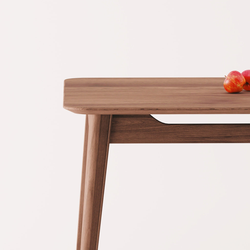Isabella Mid Century Walnut Dining Table and Chairs