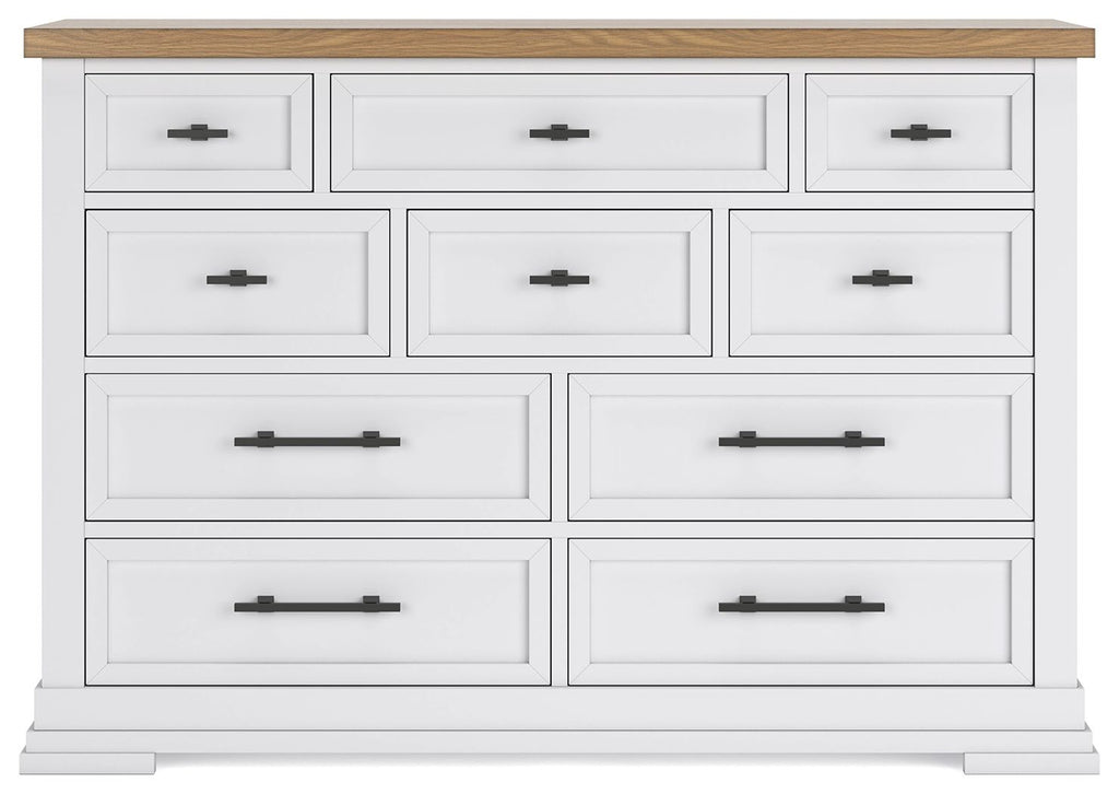 Ashbryn - Dresser - White / Natural