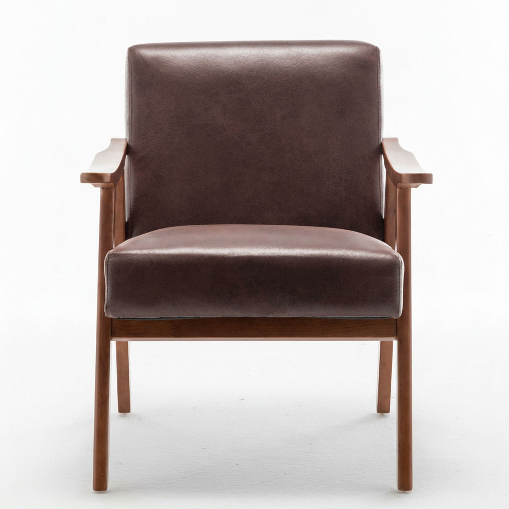 Accent Chair, Classic Mid Century Modern For Extra Seating
