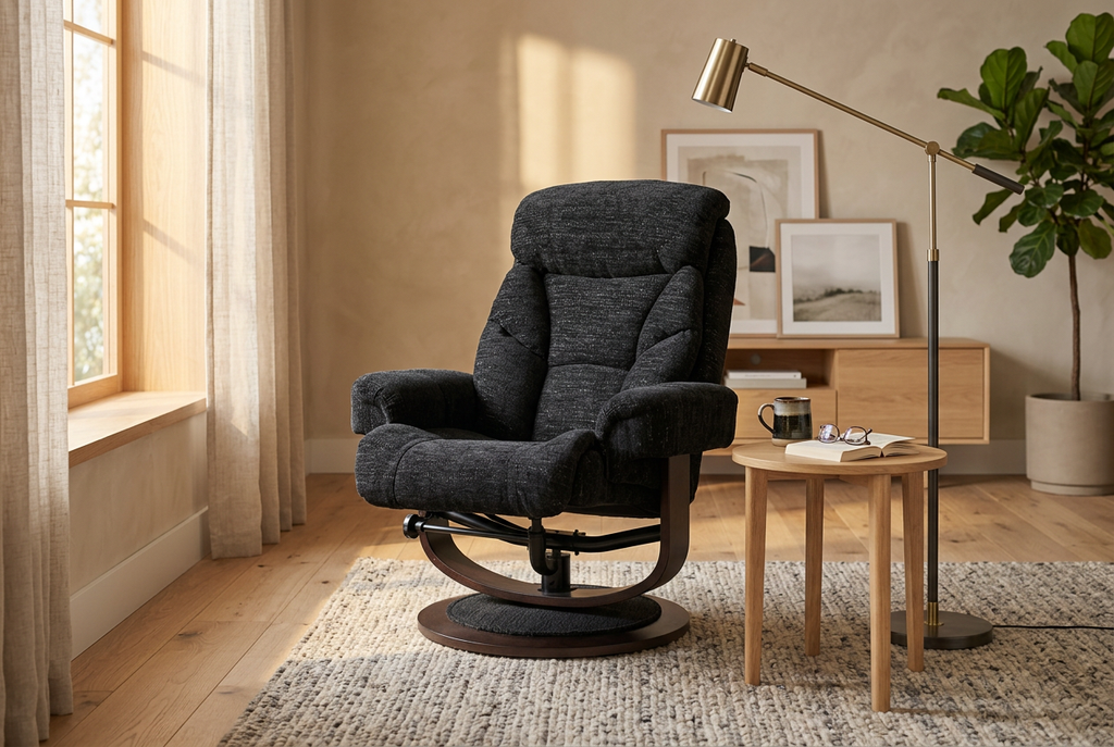 Oslo Euro Recliner w/ Ottoman