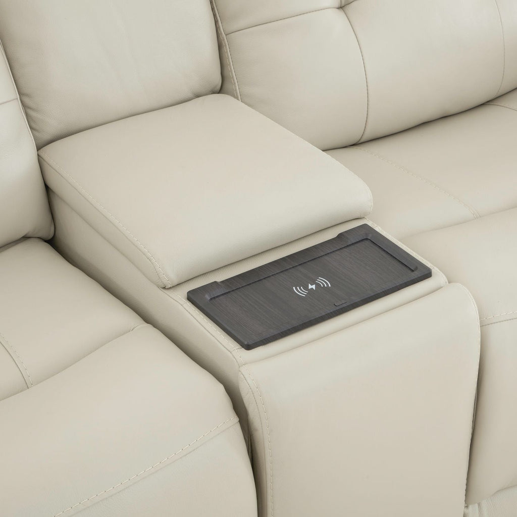 Alabaster Collection Top Grain Leather Power Recliners