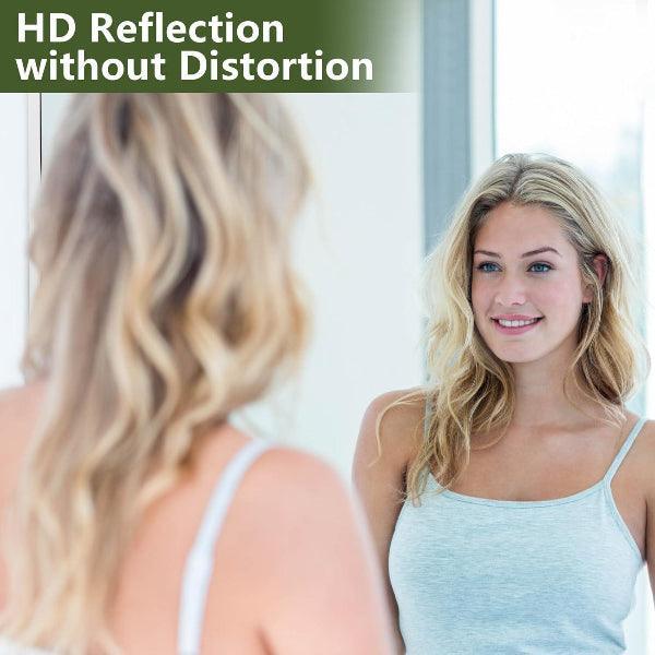 MELOMOIR Oversized Floor Mirror, Free Standing Leaning or Hanging, Suitable for Bedroom Living Room Home Gym Cloakroom, Thin Aluminum Frame, Tempered Glass, Silver