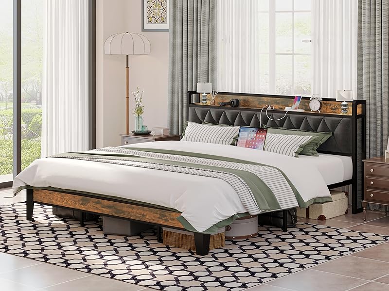 Twin/TwinXL/Full/Queen/King/CaliforniaKing Bed Frames,