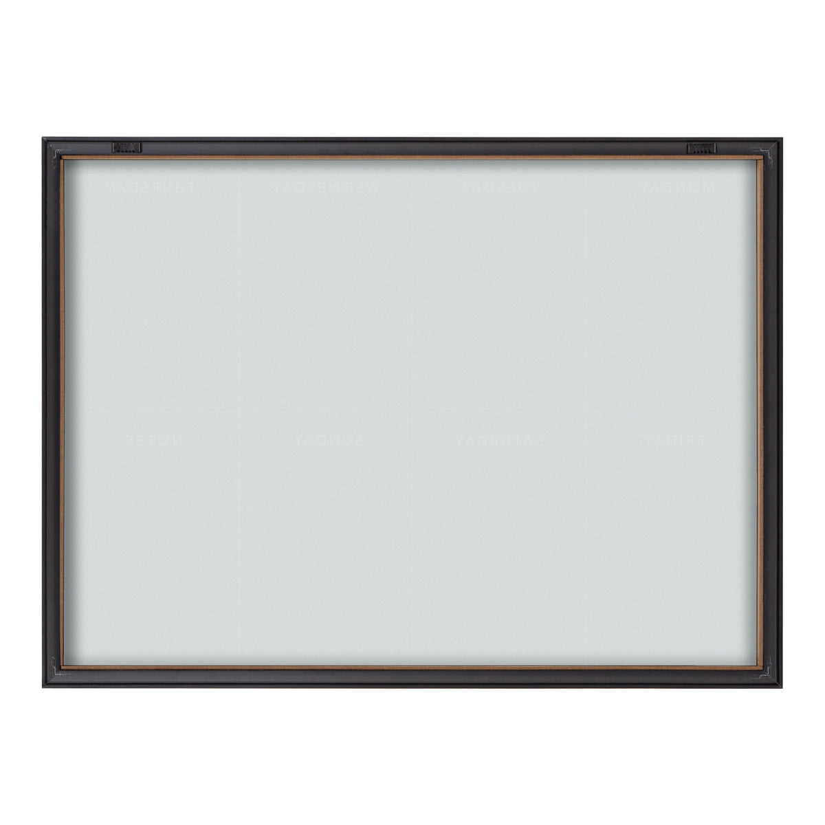Blake This Week Teal Framed Printed Glass by The Creative Bunch Studio