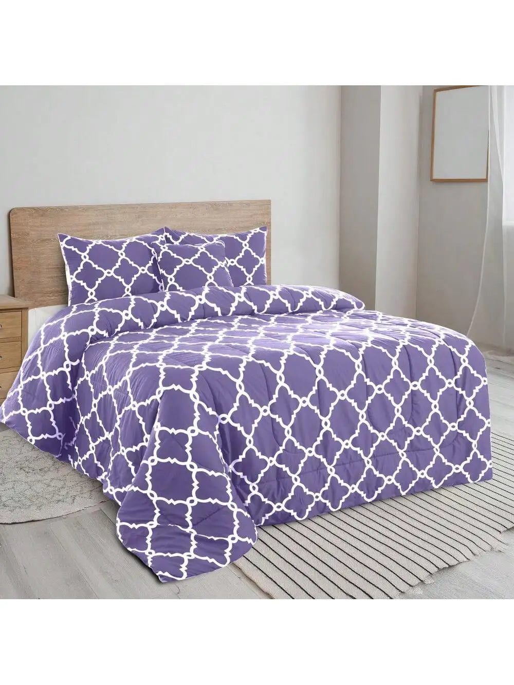 LUX Décor Reversible 5pc Comforter Set,