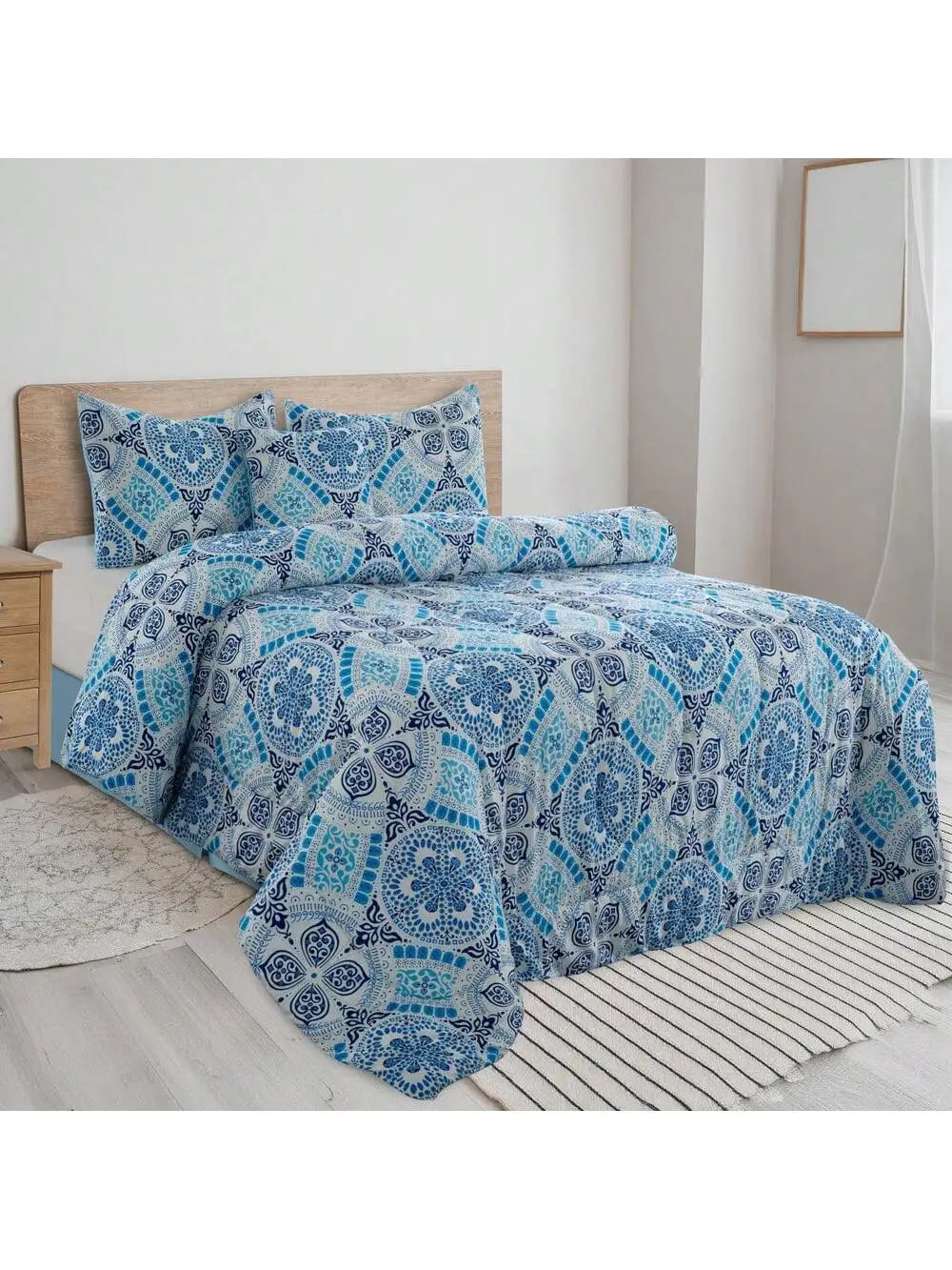 LUX Décor Reversible 5pc Comforter Set,