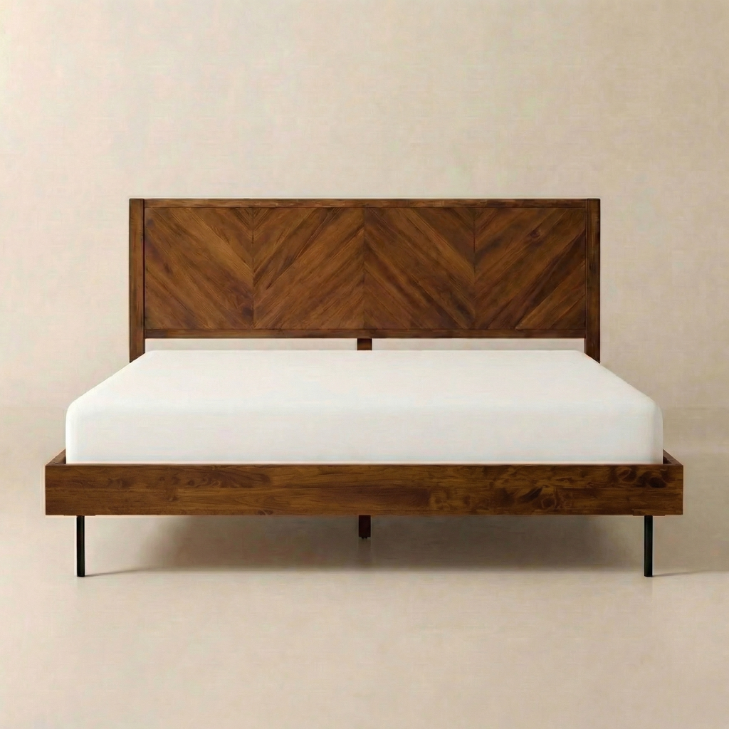 Alander Solid Wood Bed Frame