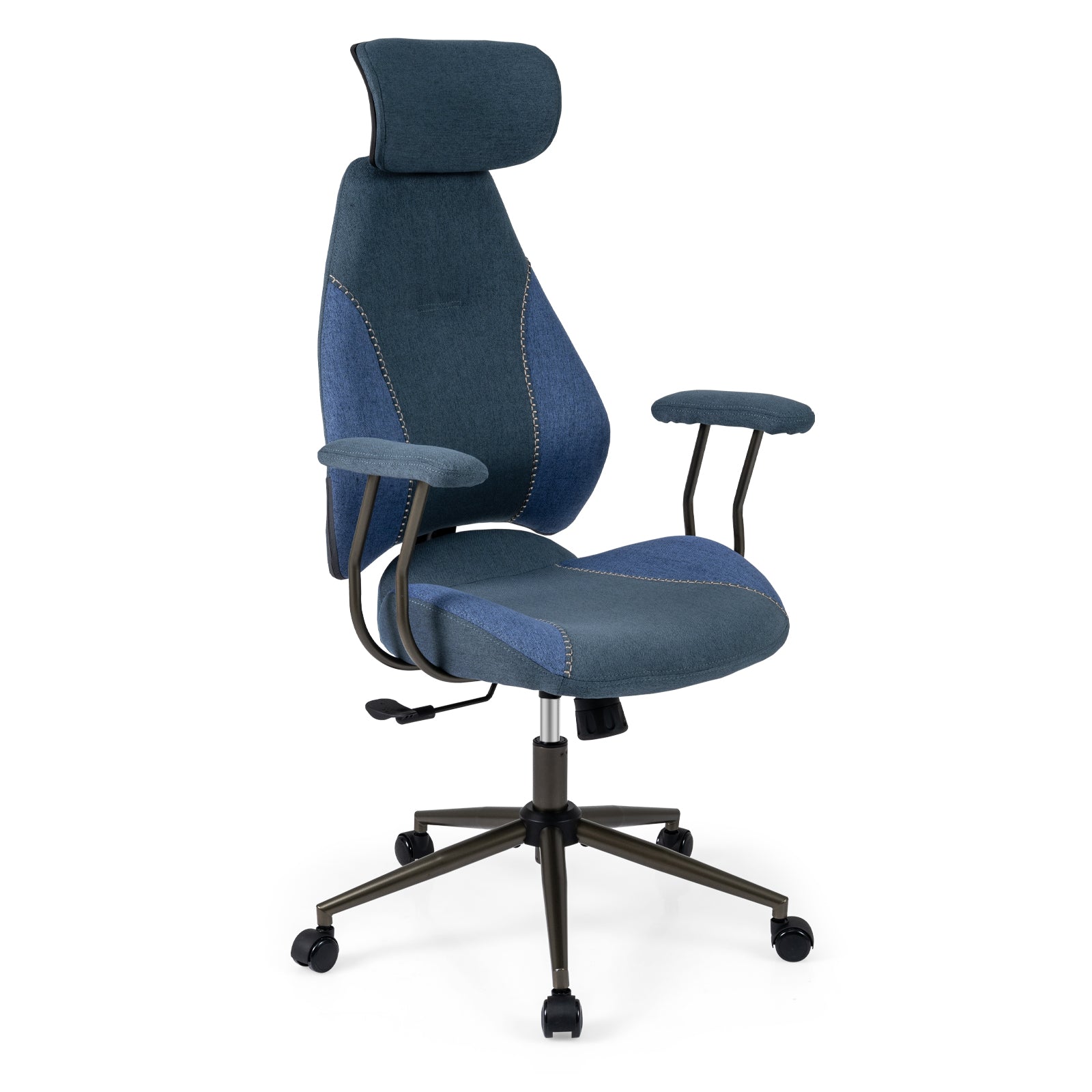 Ergonomic Office Chair Computer Desk Chair with 2D Headrest and Rocking Backrest