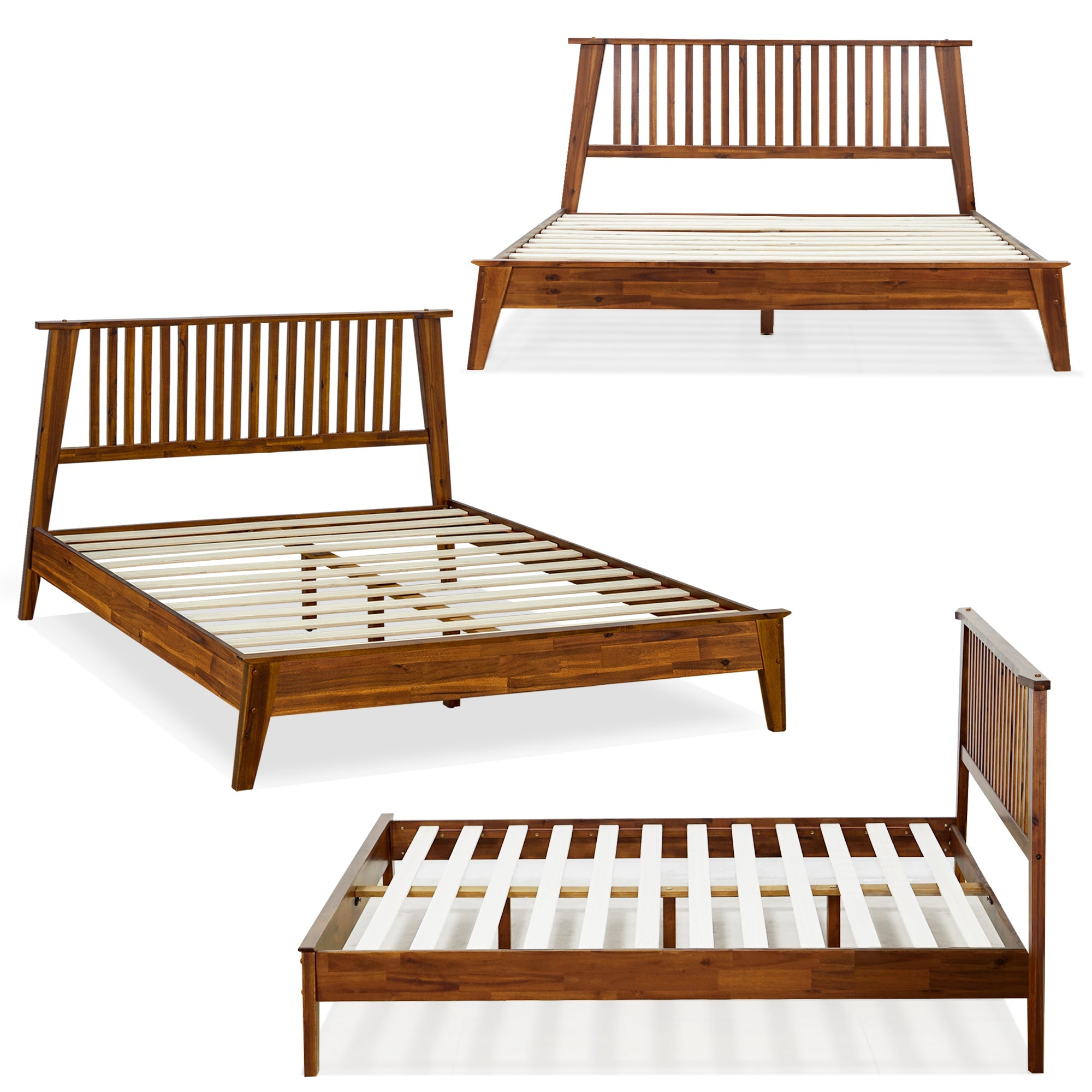 Kaylin Solid Wood Bed Frame