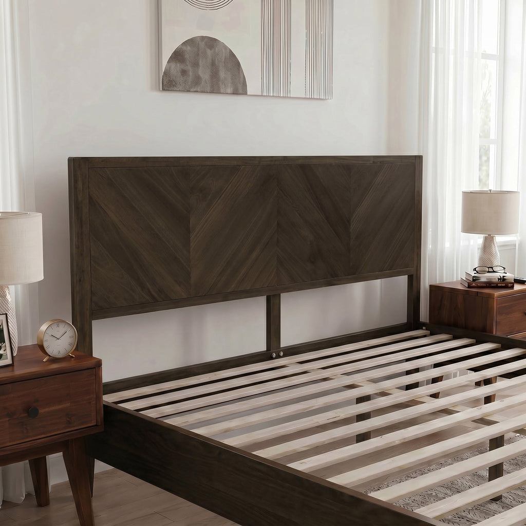 Alander Solid Wood Bed Frame