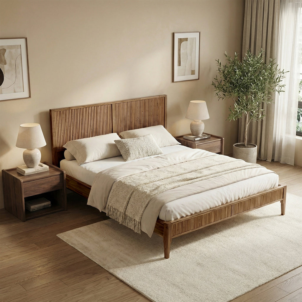Bosk Solid Wood Bed Frame