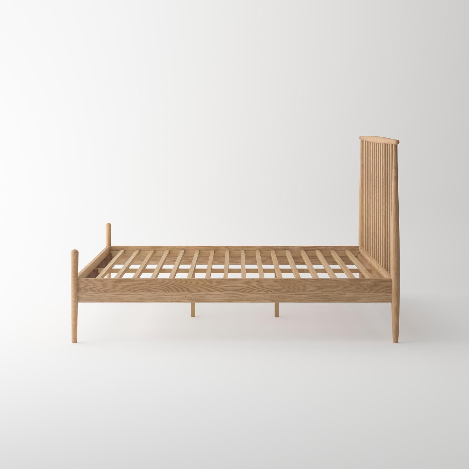 Isabella Mid Century Bedroom Set - Solid American White Oak
