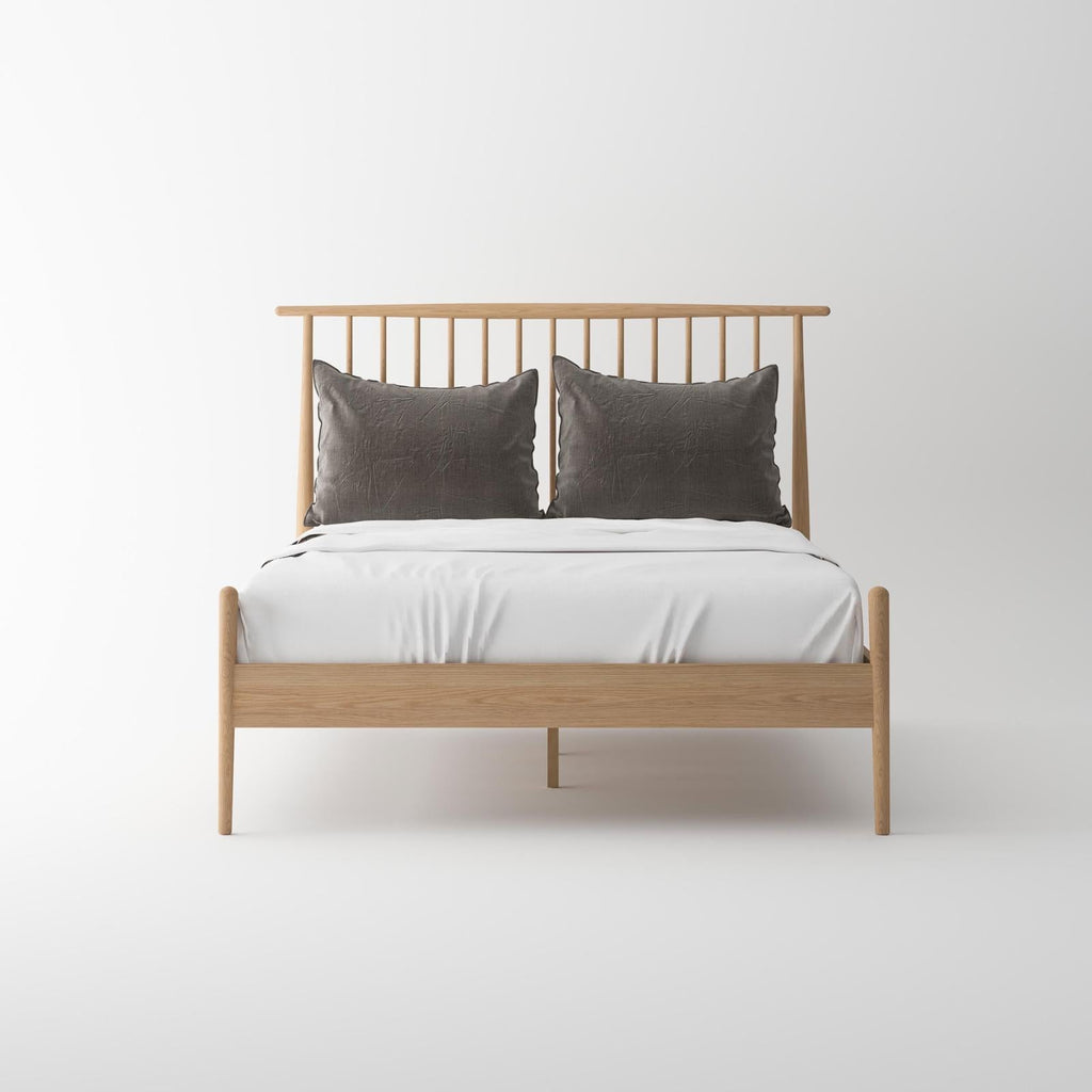 Isabella Mid Century Bedroom Set - Solid American White Oak