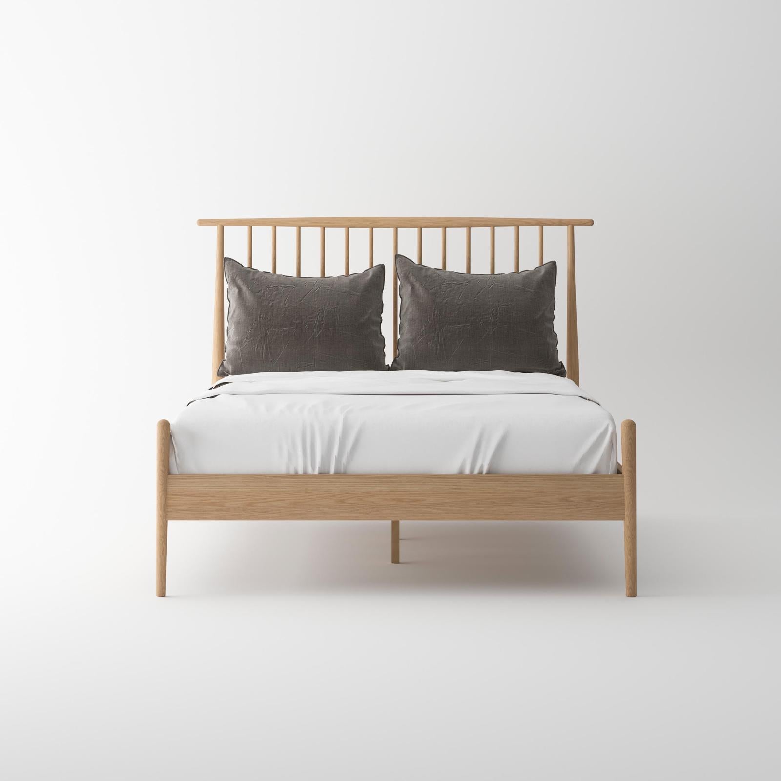 Isabella Mid Century Bedroom Set - Solid American White Oak