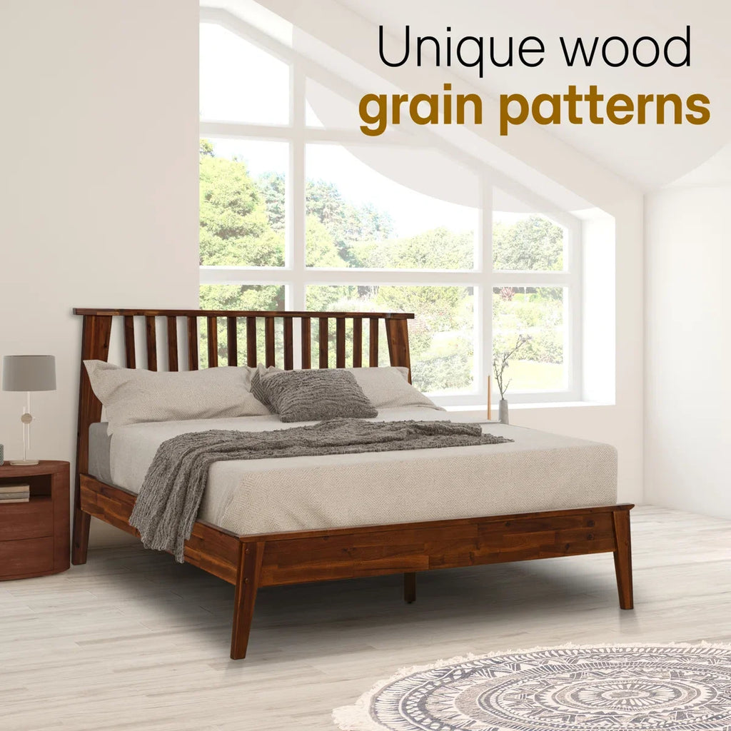 Kaylin Solid Wood Bed Frame