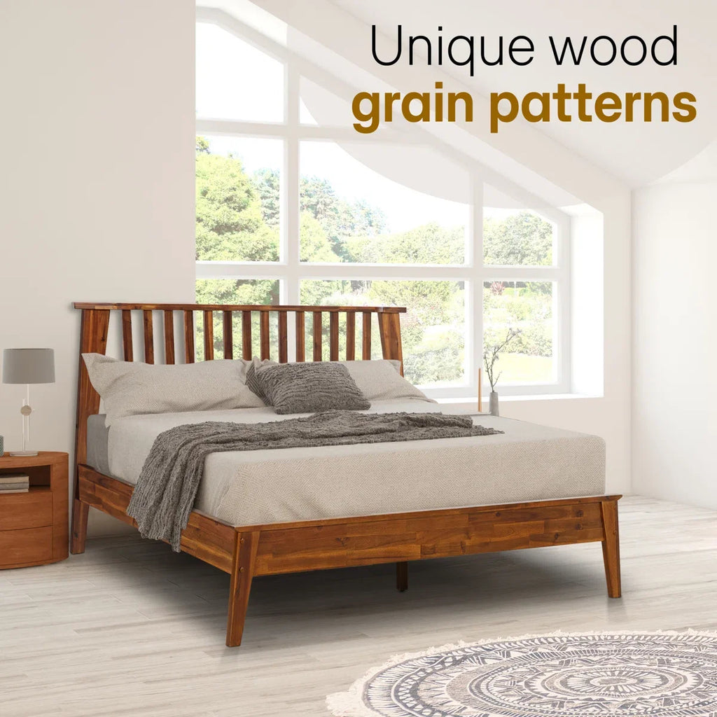 Kaylin Solid Wood Bed Frame