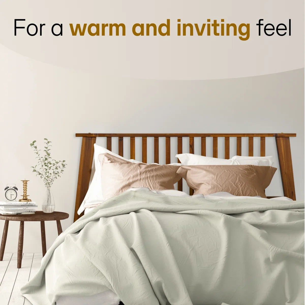 Kaylin Solid Wood Bed Frame