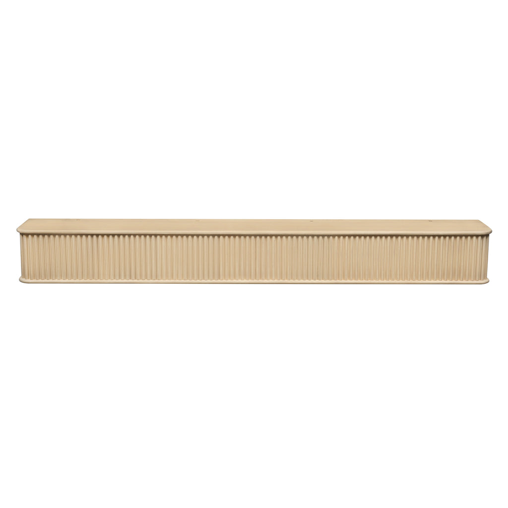 Fluted Fireplace Mantel Shelf – Real Wood