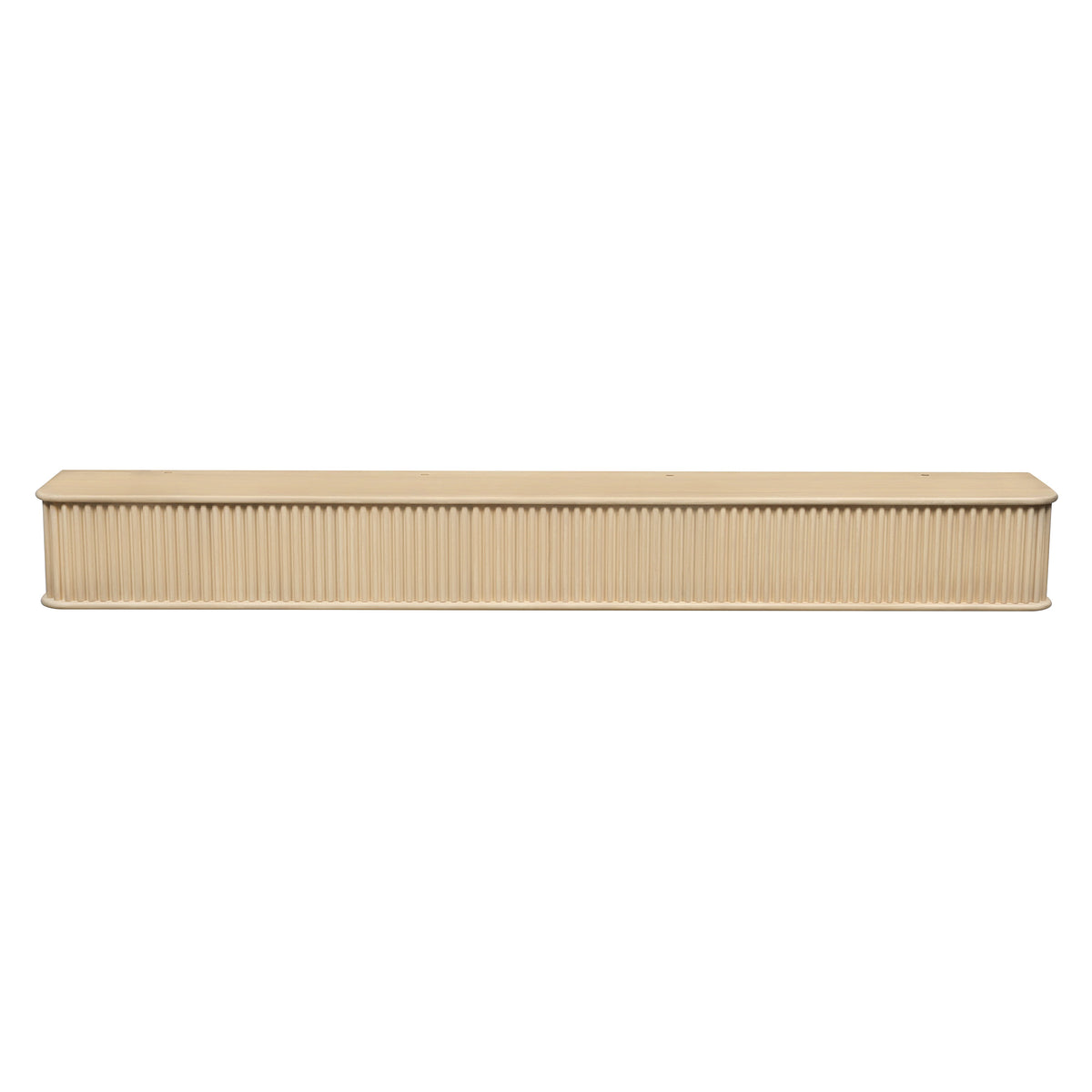 Fluted Fireplace Mantel Shelf – Real Wood