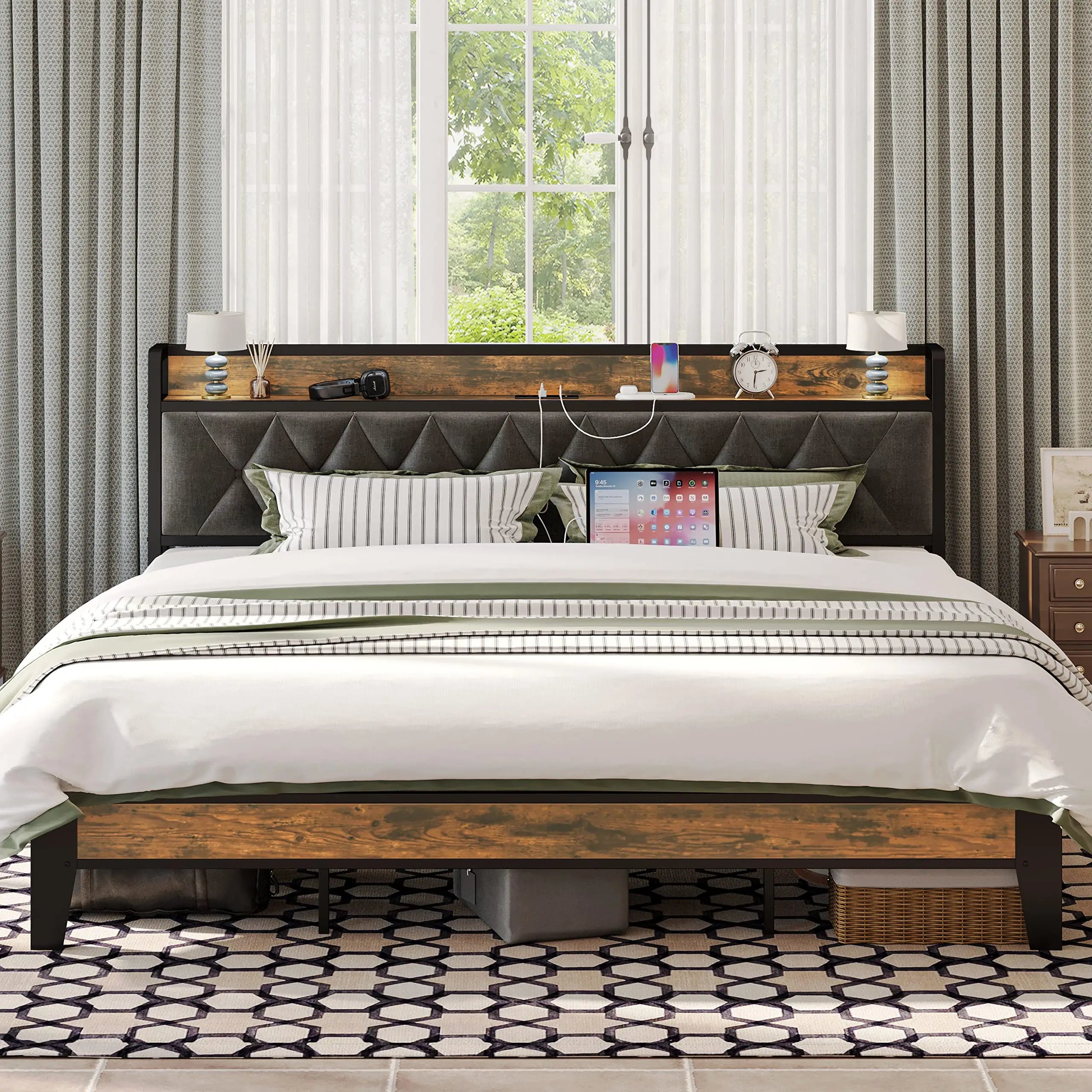 Twin/TwinXL/Full/Queen/King/CaliforniaKing Bed Frames,