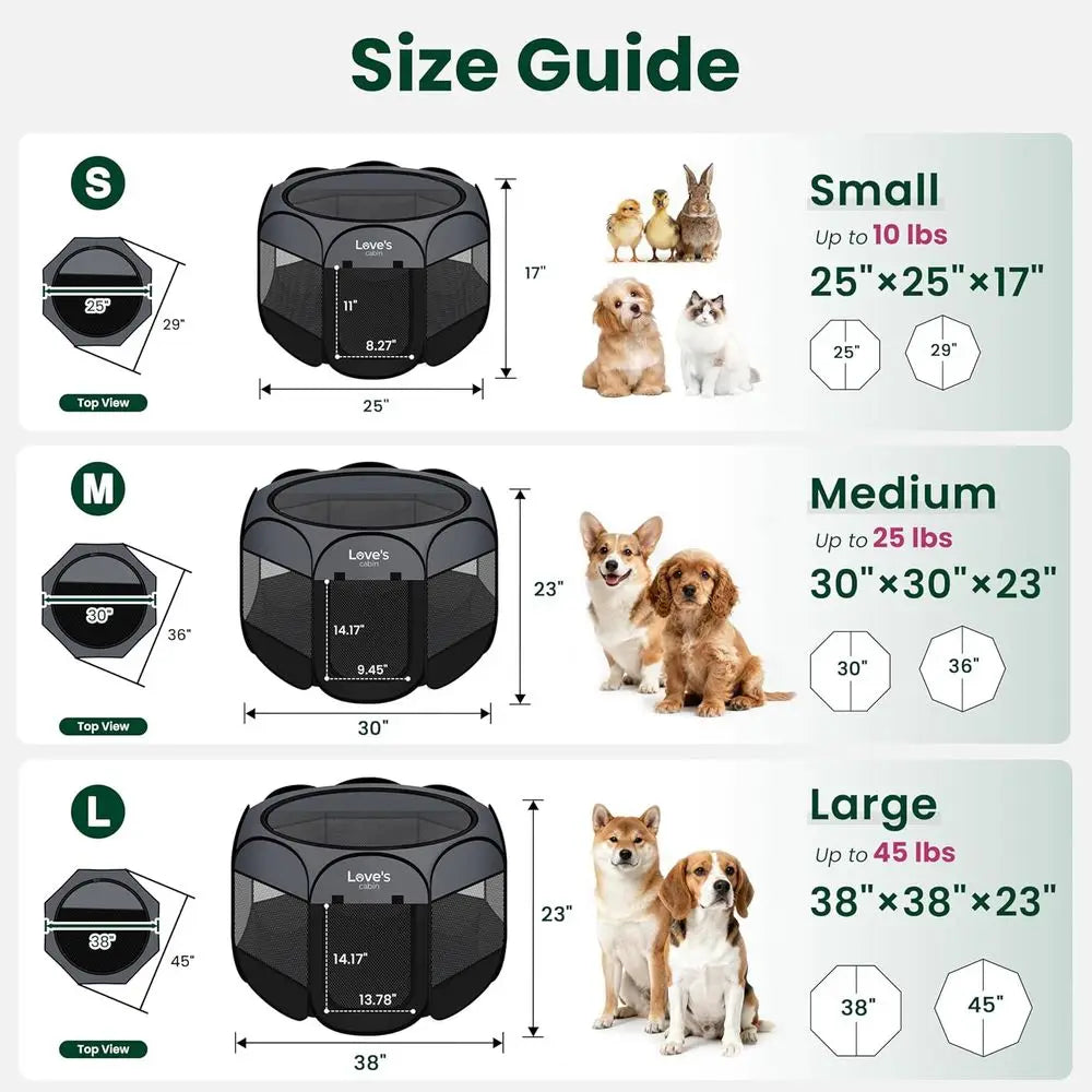 Large Portable Dog or Cat Playpen