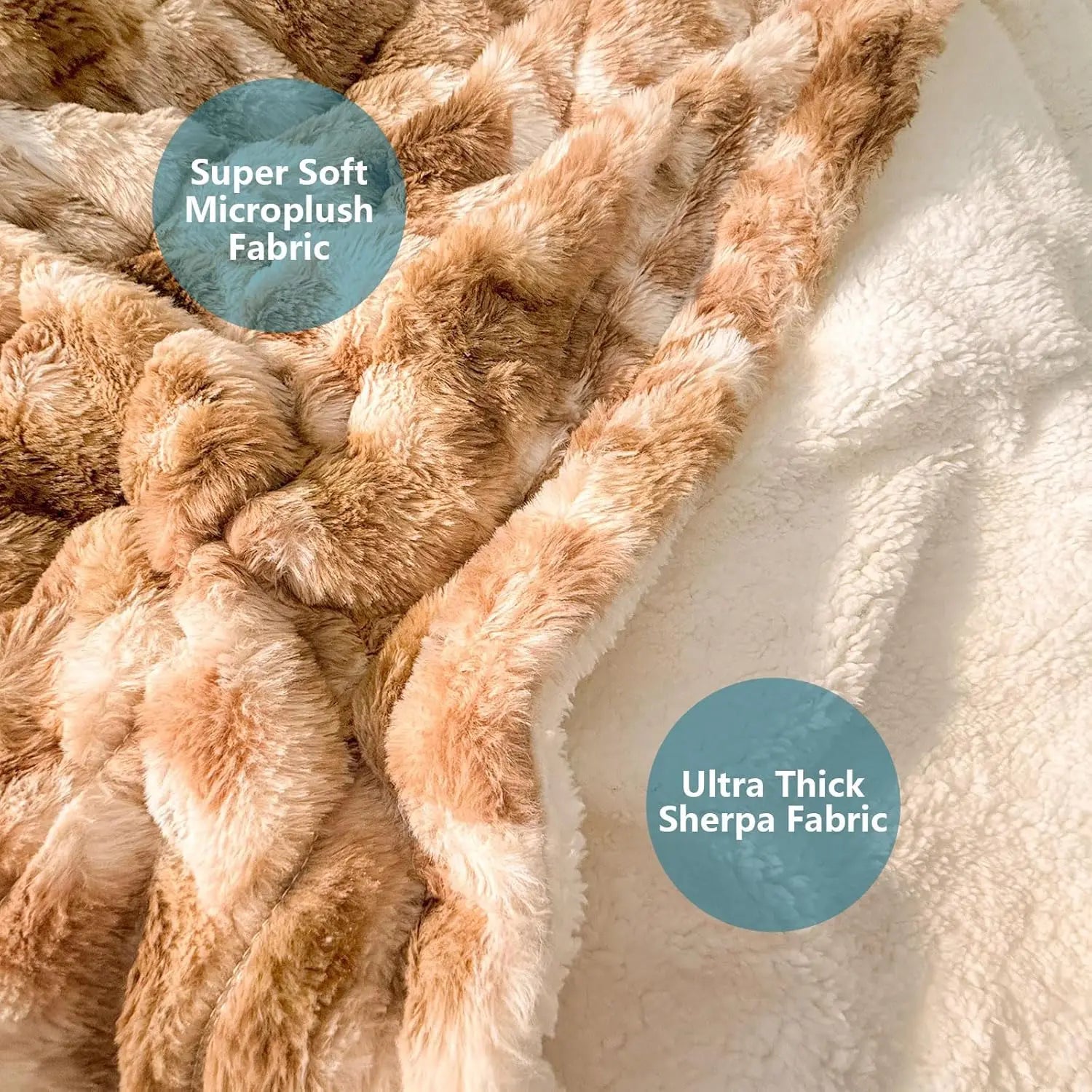 Updated Weighted Heated Blanket for Adults, 15 lbs