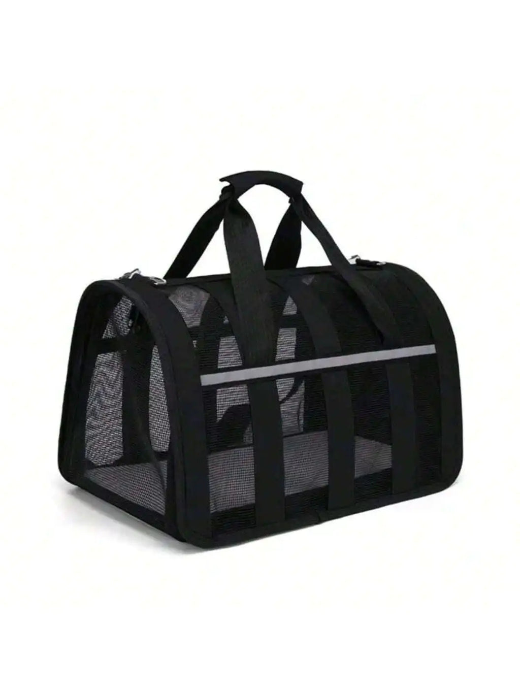 1Pc Cat and Dog Ventilated Pet Carrier Bag - Lightweight, Durable Nylon, Secure Zipper