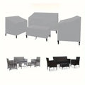 4pcs/Set Patio Furniture Covers, Heavy Duty Waterproof Outdoor Furniture Covers, Rattan Outdoor Furniture Windproof