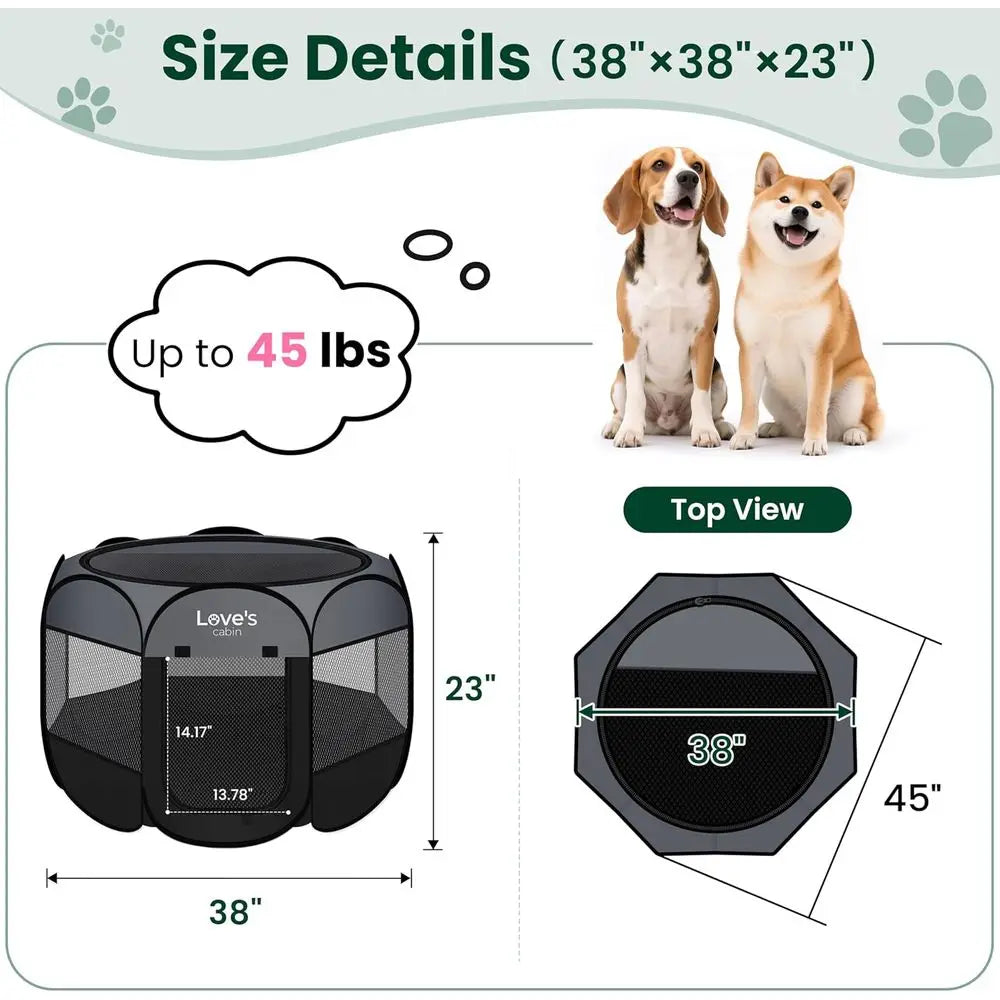 Large Portable Dog or Cat Playpen