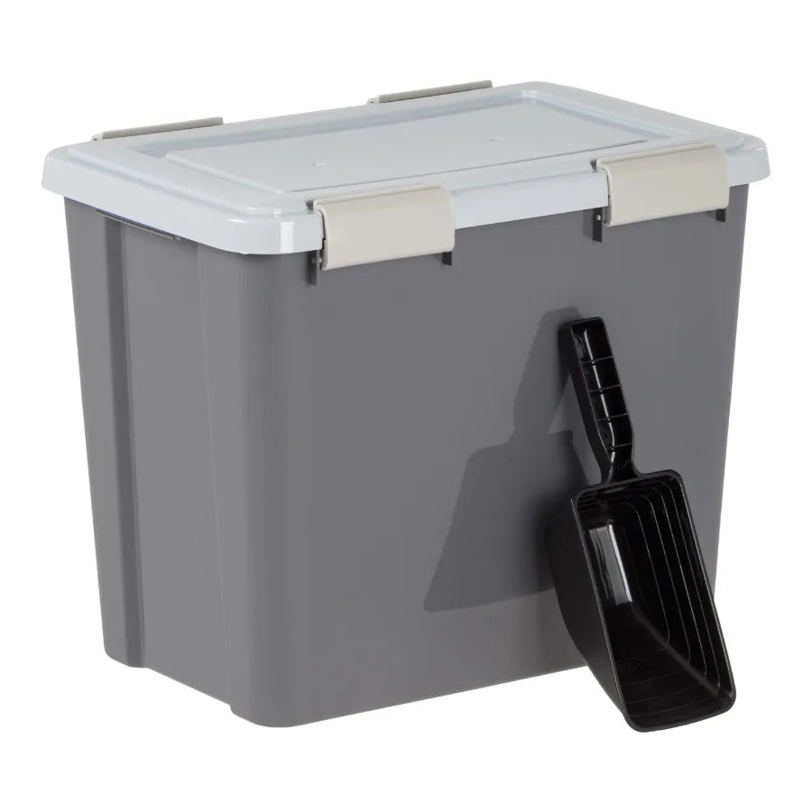 30 Lbs. Airtight Pet Food Container w/scoop