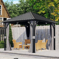 Aoxun 10x12 Gazebo Hardtop Gazebo