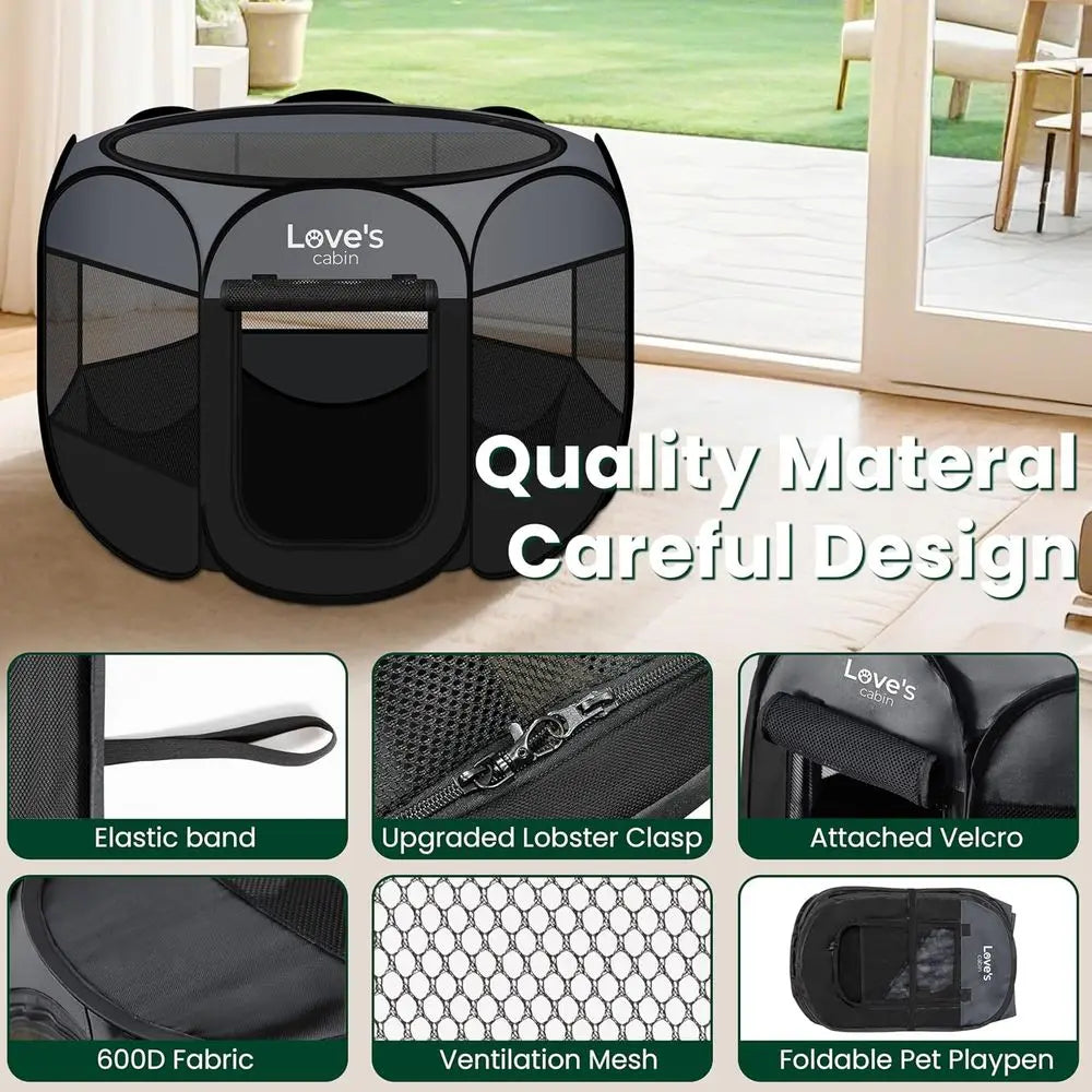 Large Portable Dog or Cat Playpen