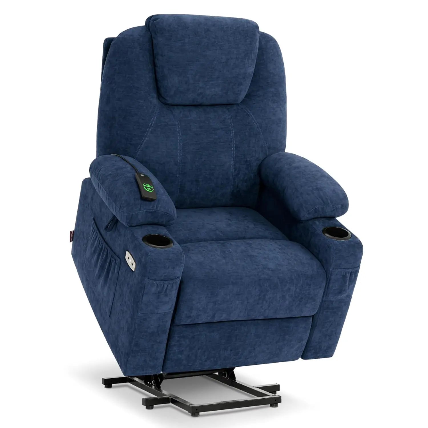 Power Lift Recliner Chair Heat Massager, Remote, Cup Holder