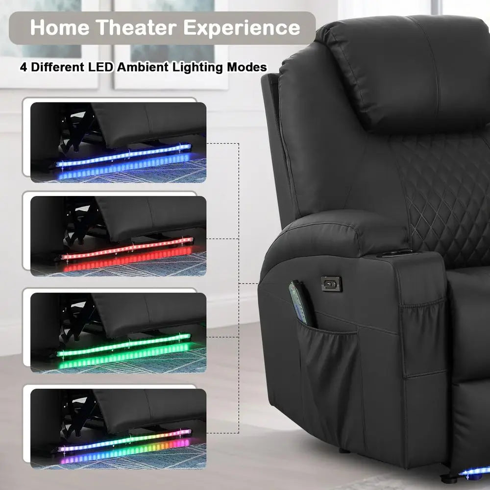 Recliner Chair with Heat and Massage