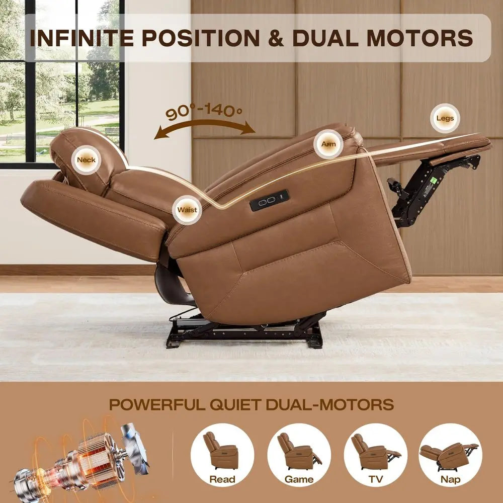 Super Zero Gravity Power Recliner Chair with Power Headres