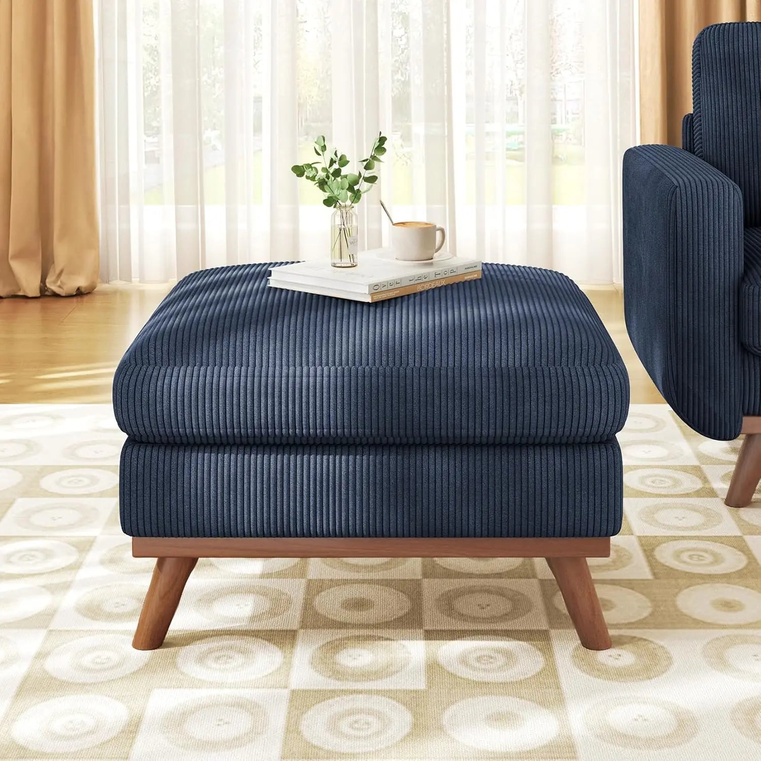 97" L-Shape Modular Sectional Sofa Corduroy 3-Seat, 2-seat & single Seat, Many colors