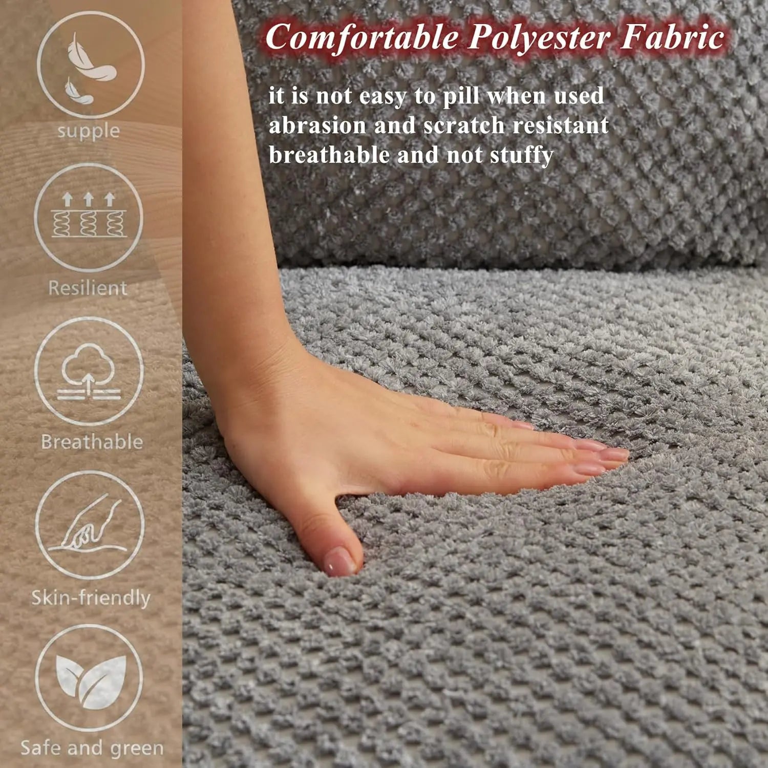 Foldable Lazy Sofa Bed, Convertible Floor Sofa Chair with 5 Positions