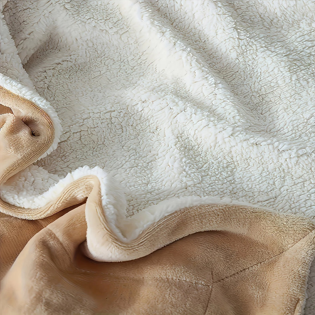 Sherpa Fleece Bed Blanket Twin Size Super Soft Fuzzy 5 lb