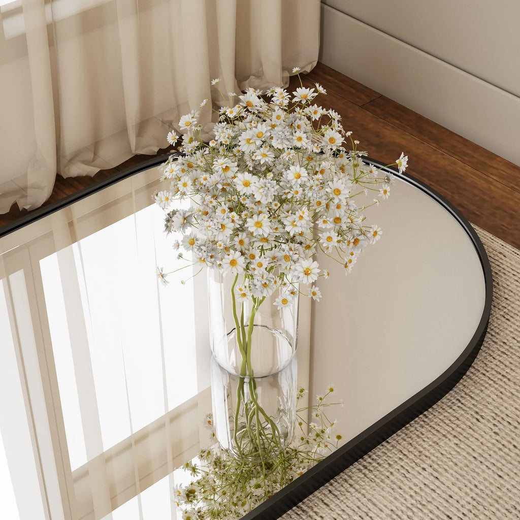 59x16, 64x21, 71x26, Black Arched Full-Length Mirror Free StandingStyling