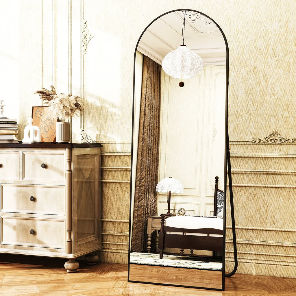 59x16, 64x21, 71x26, Black Arched Full-Length Mirror Free StandingStyling