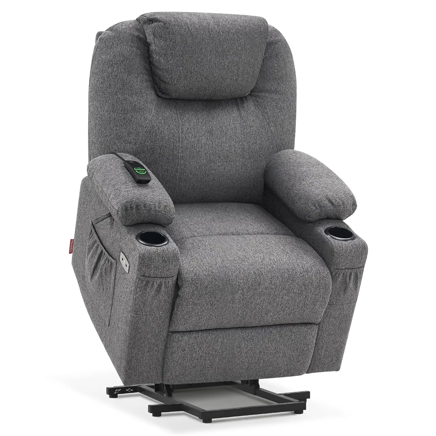 Power Lift Recliner Chair Heat Massager, Remote, Cup Holder